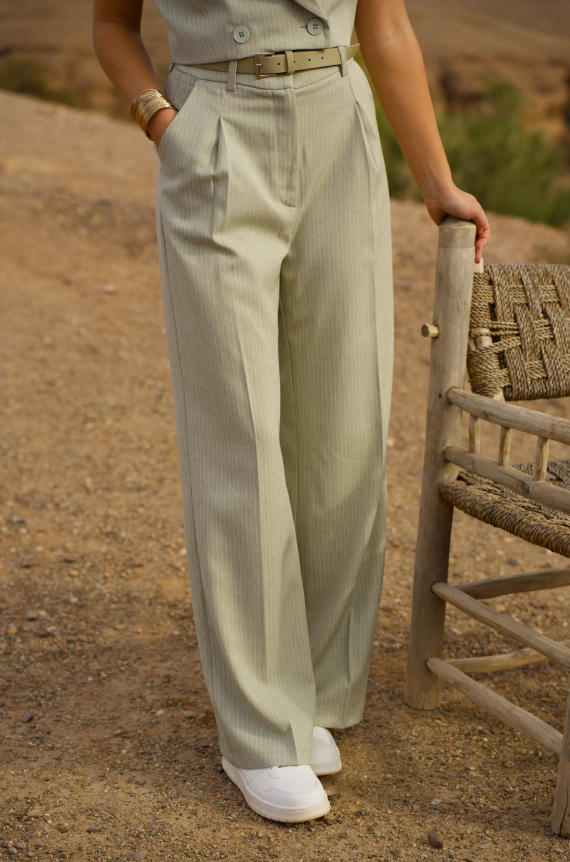 PANTALONI A RIGHE