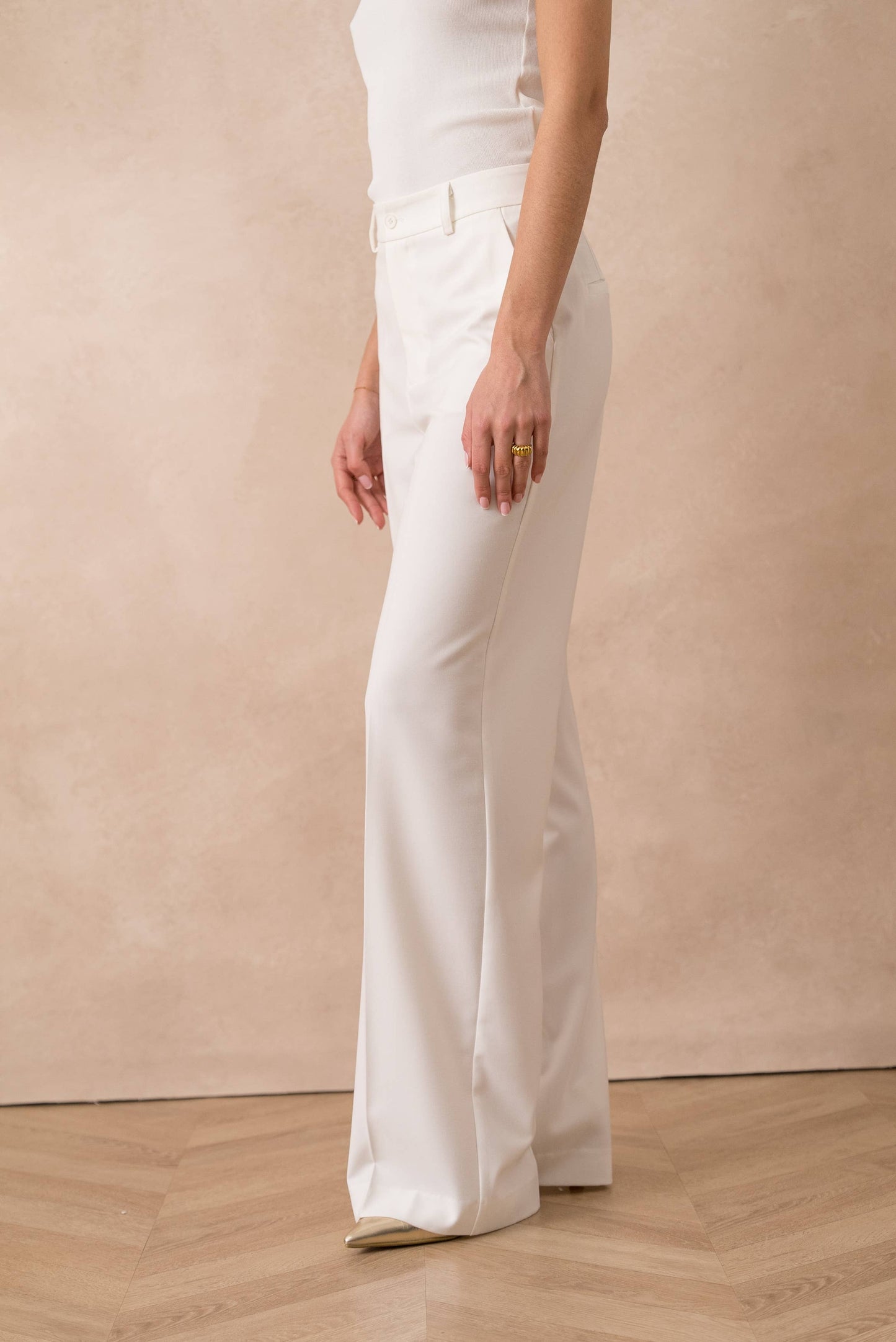 PANTALONI TAILLEUR A GAMBA LARGA