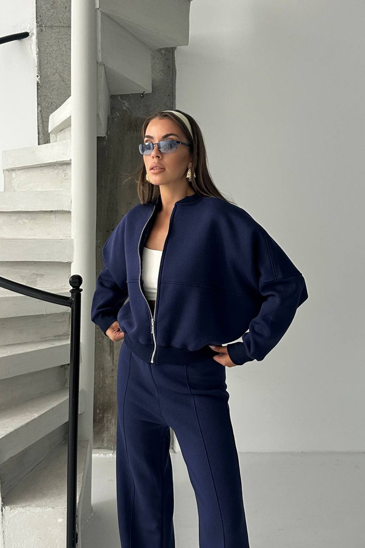 TUTA OVERSIZE BLU NAVY