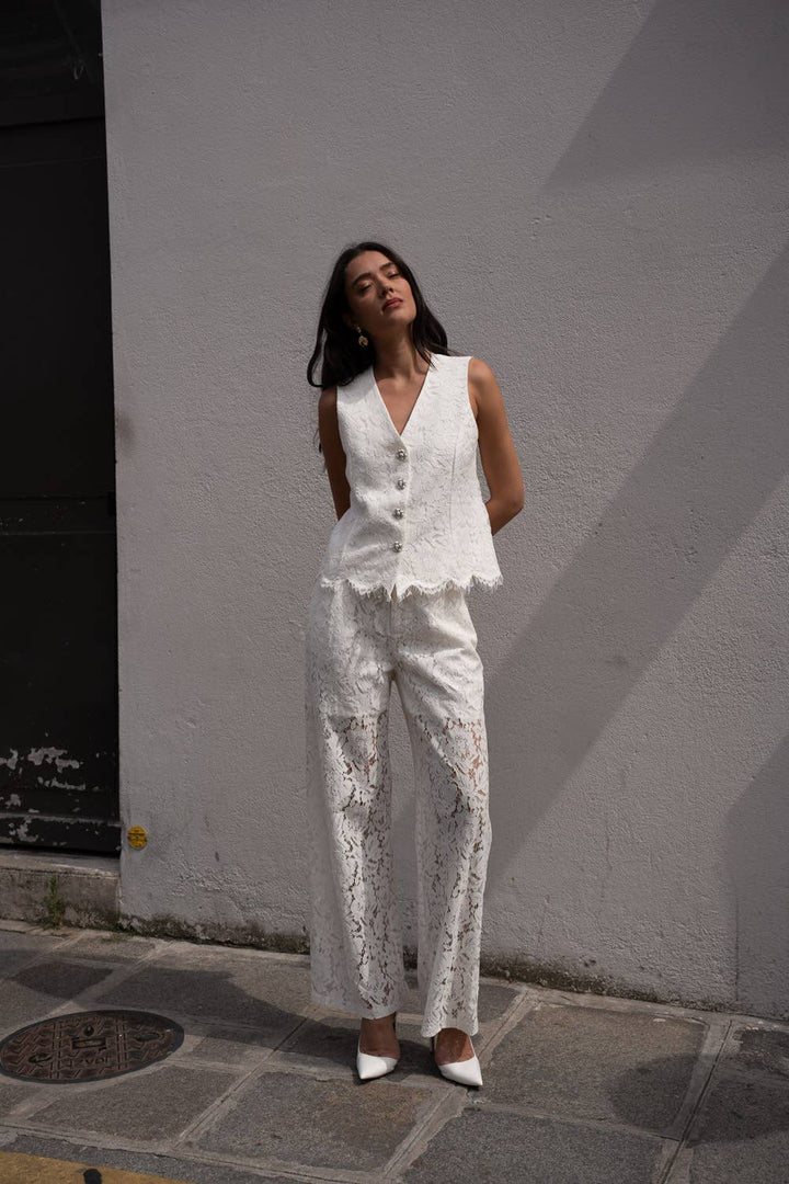 GILET SARTORIALE IN PIZZO