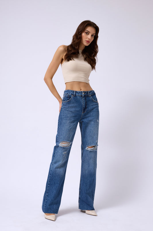 JEANS A GAMBA LARGA