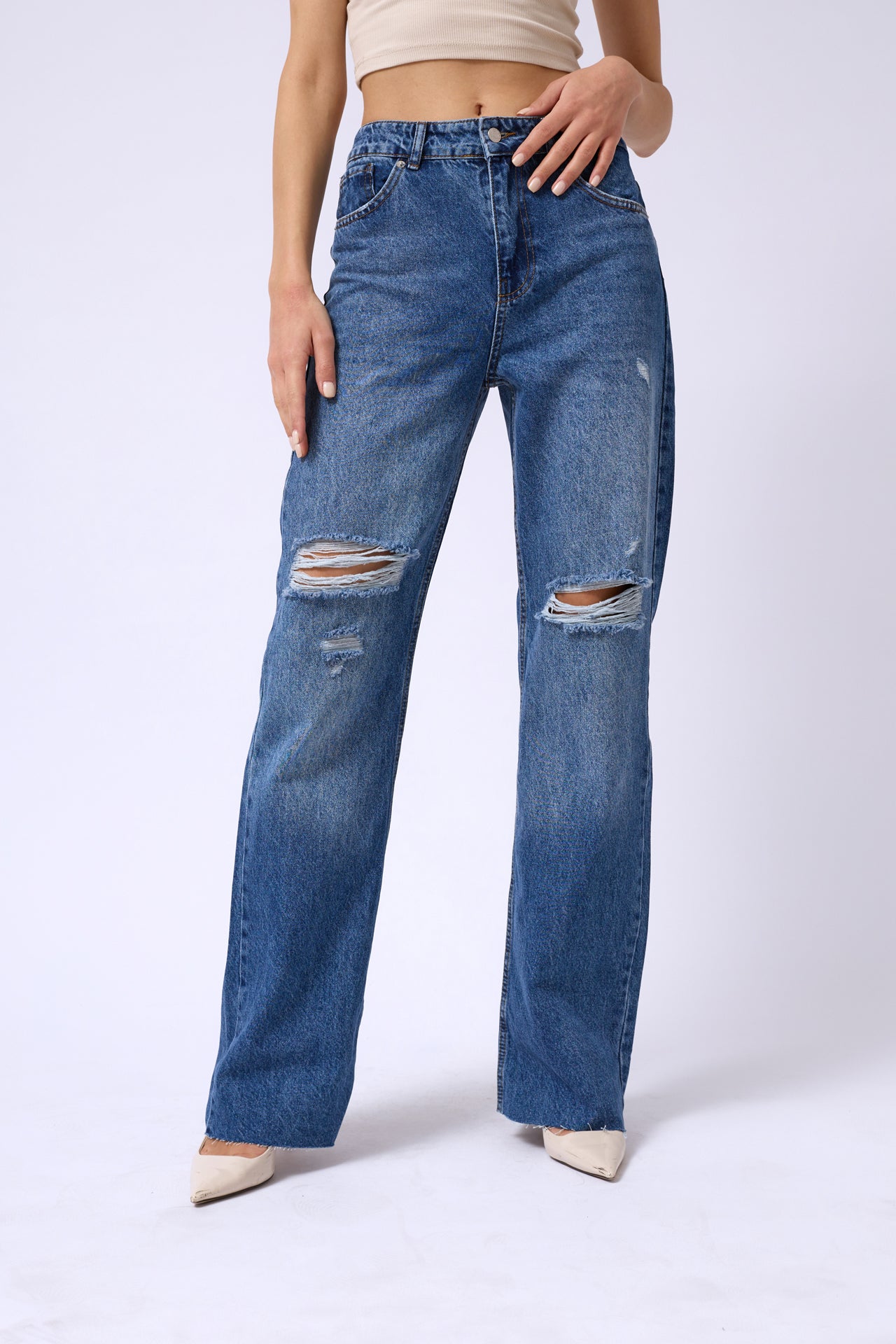 JEANS A GAMBA LARGA