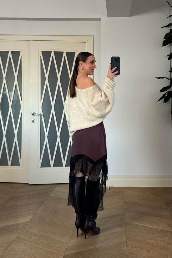 GONNA MARRONE CON PIZZO