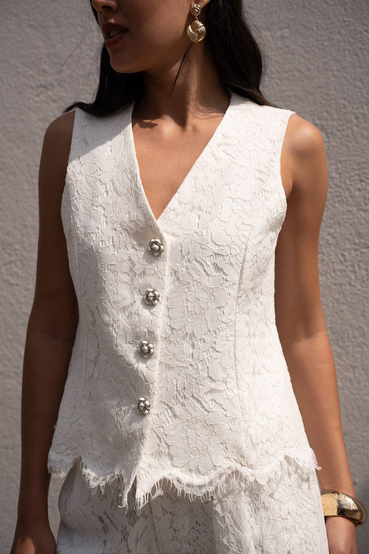 GILET SARTORIALE IN PIZZO