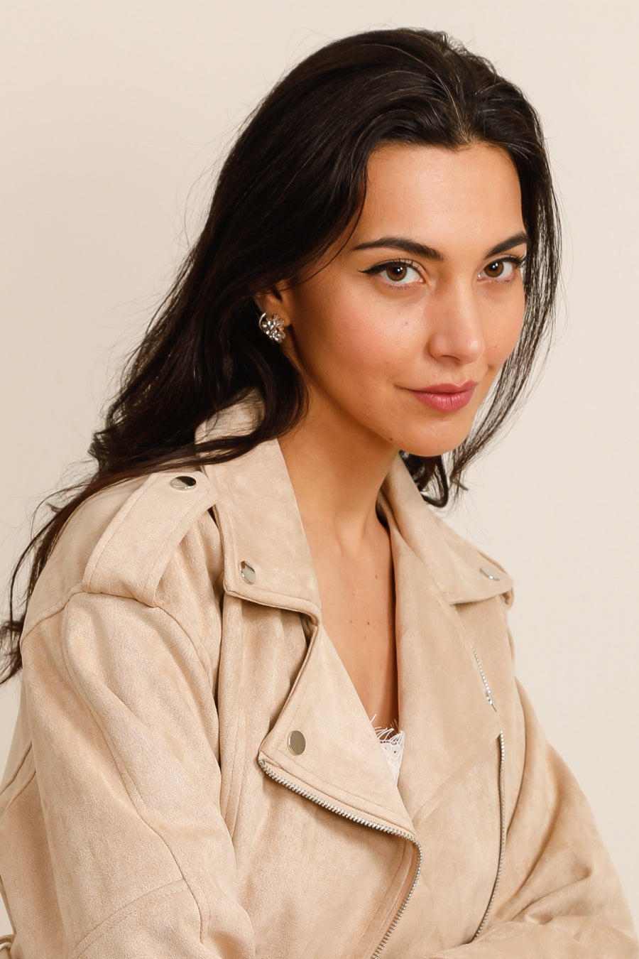 GIACCA CORTA BEIGE