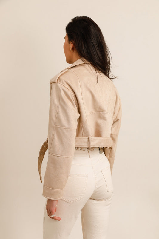 GIACCA CORTA BEIGE
