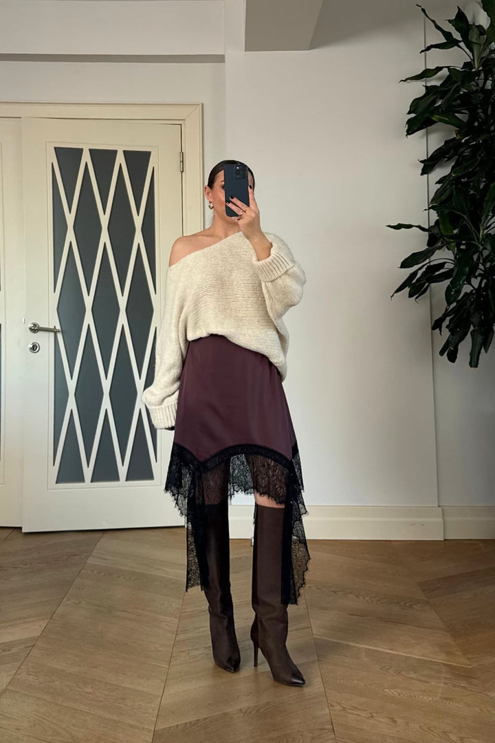 GONNA MARRONE CON PIZZO