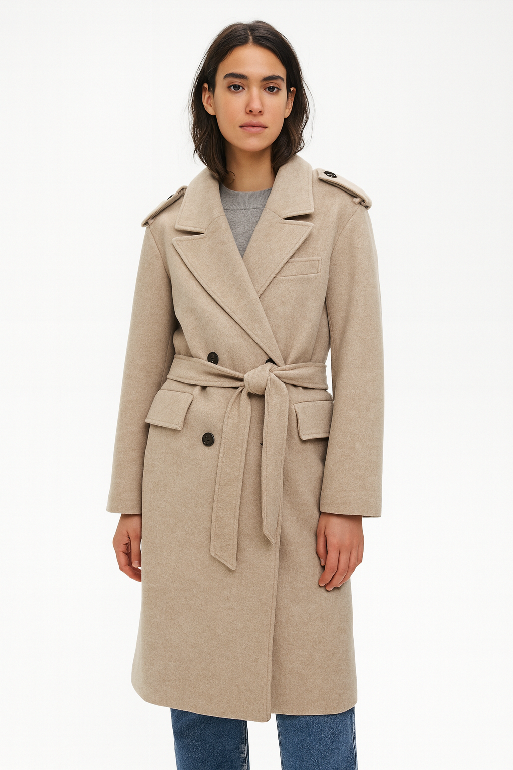 CAPPOTTO LUNGO BEIGE