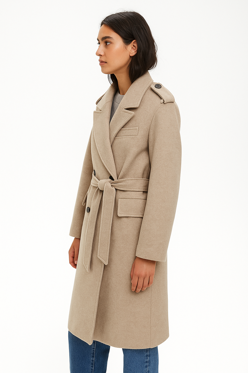 CAPPOTTO LUNGO BEIGE