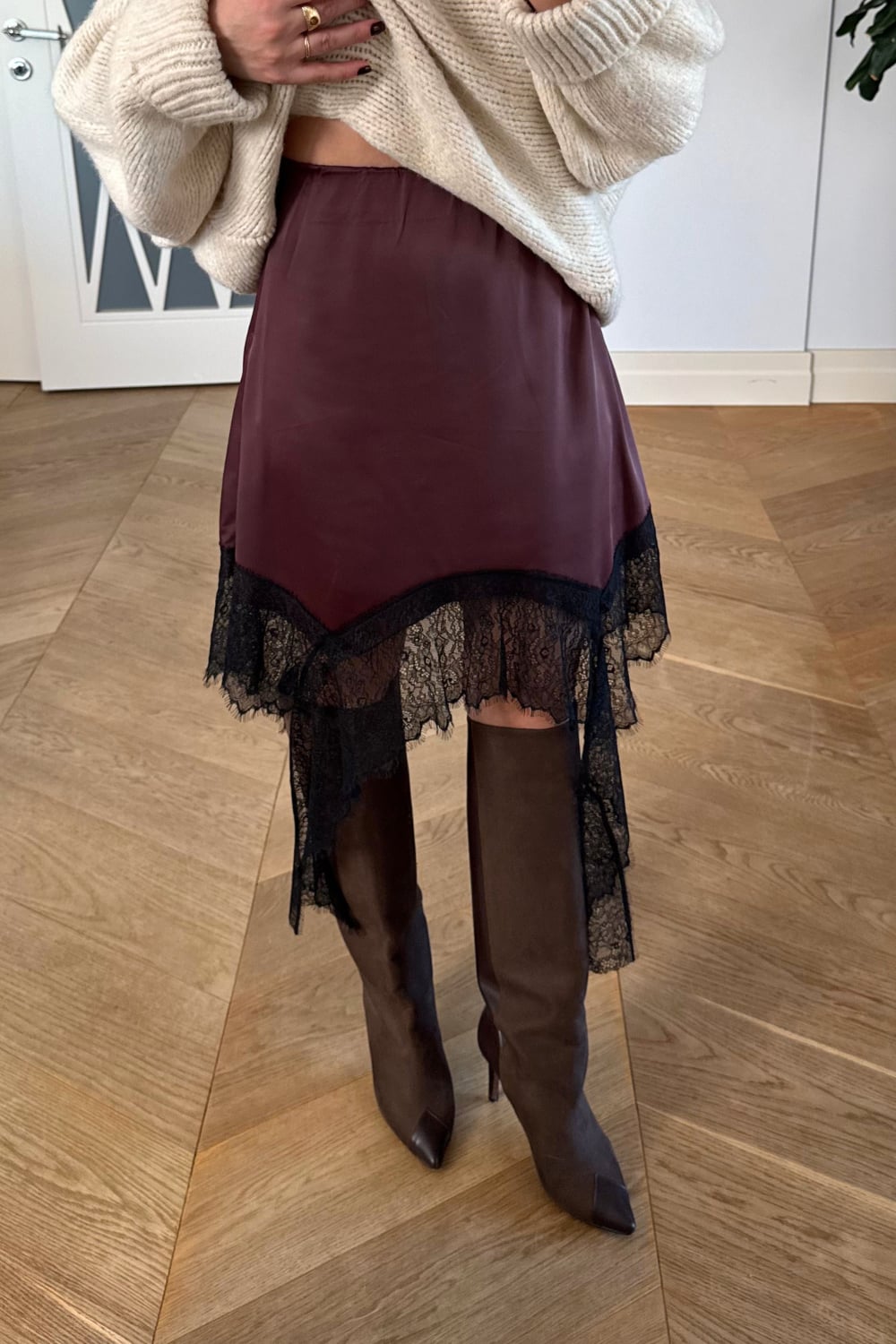 GONNA MARRONE CON PIZZO