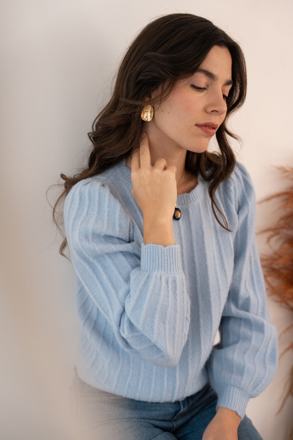 MAGLIONE IN ALPACA E LANA