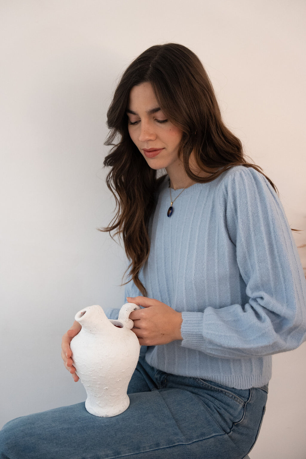 MAGLIONE IN ALPACA E LANA