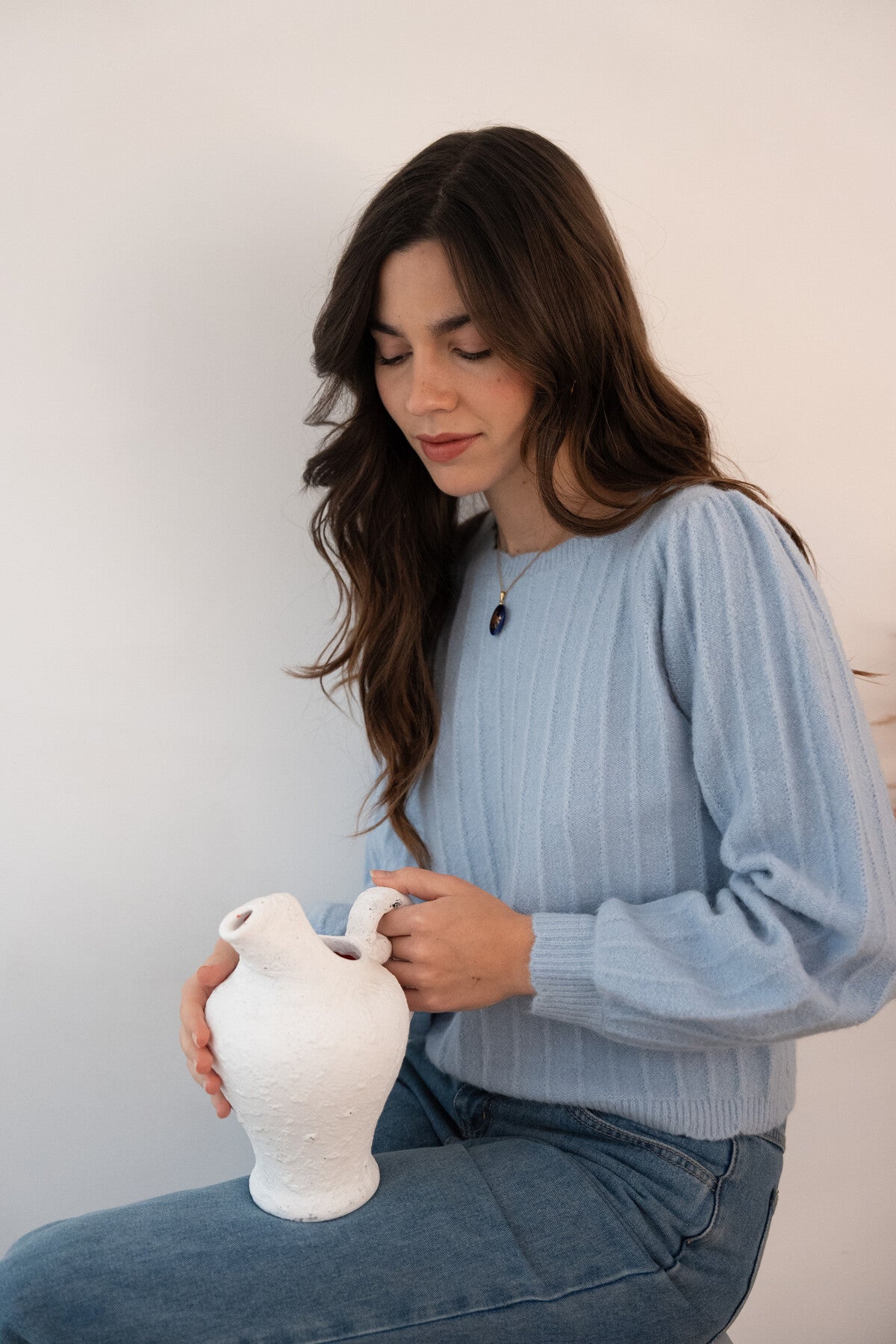 MAGLIONE IN ALPACA E LANA