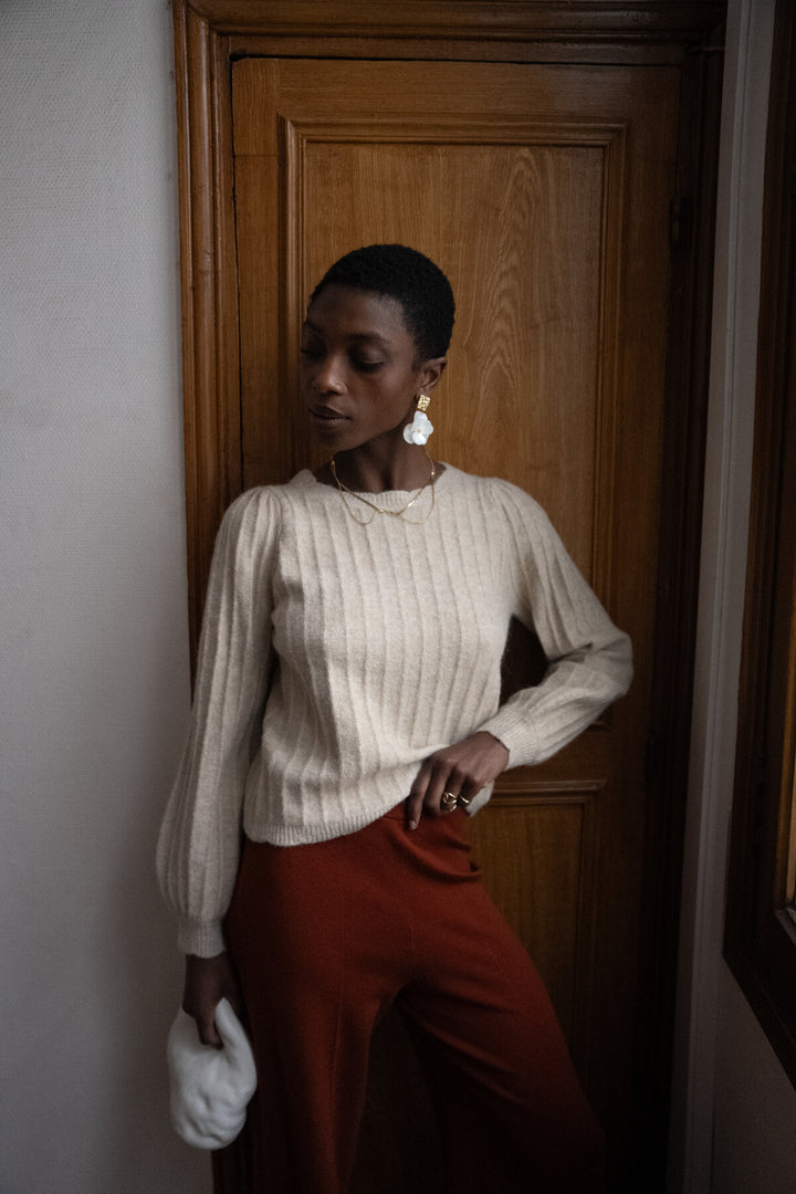 MAGLIONE IN ALPACA E LANA