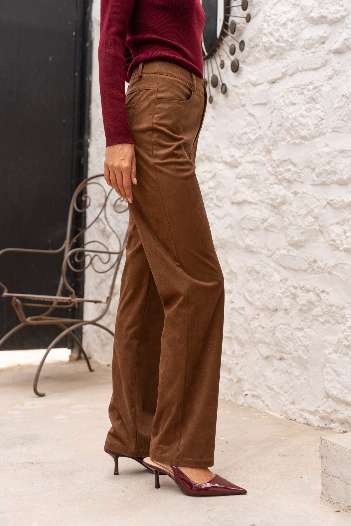 PANTALONI IN CAMOSCIO