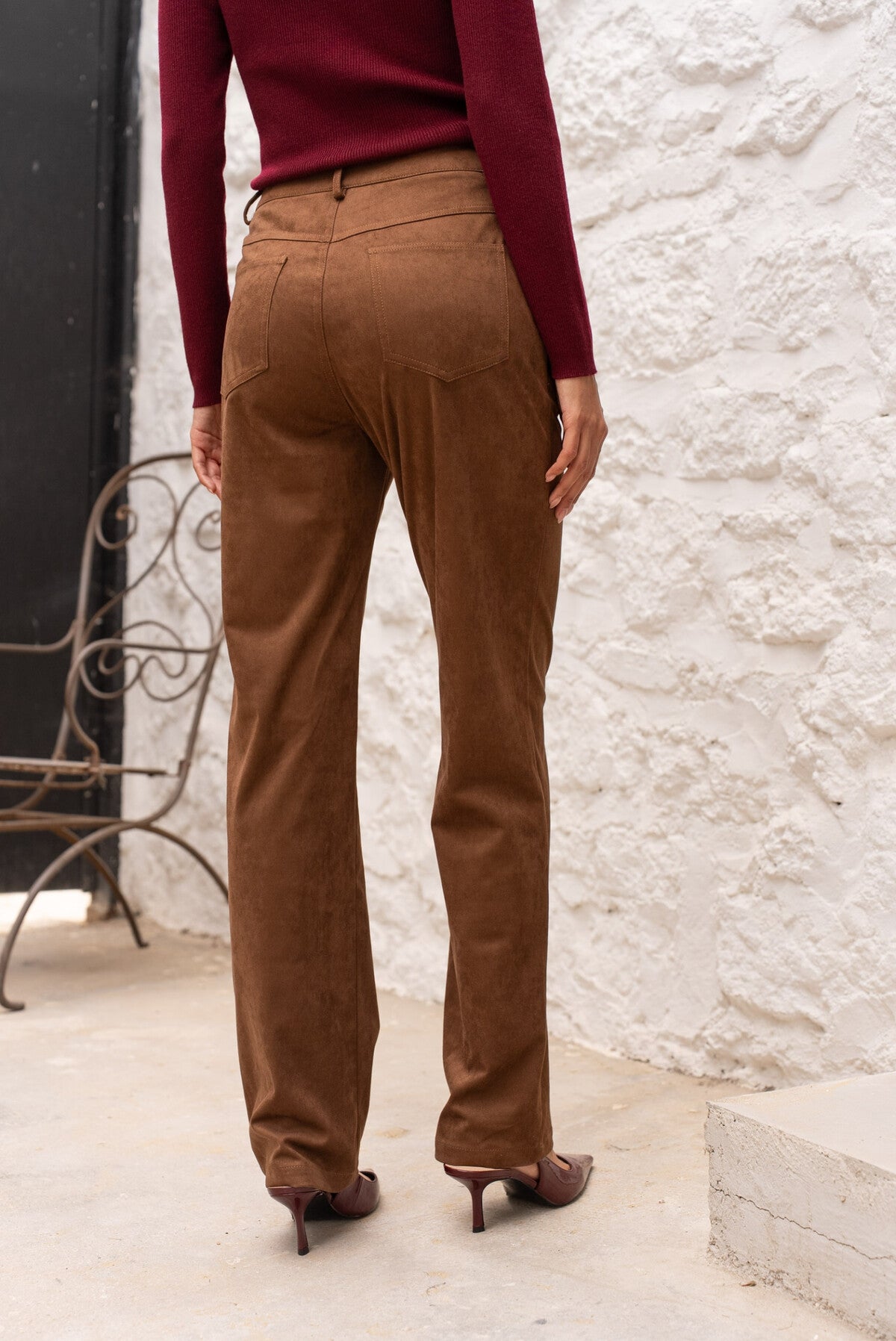 PANTALONI IN CAMOSCIO