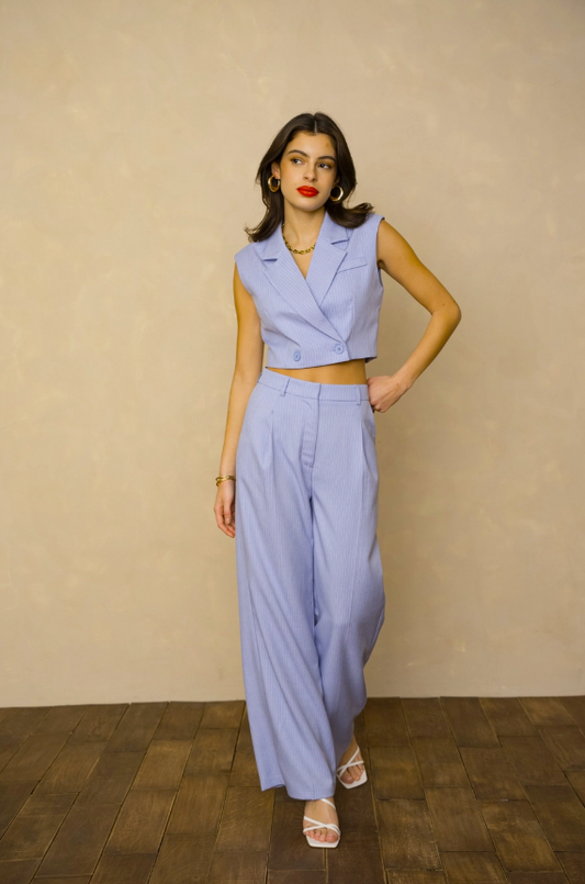 PANTALONI A RIGHE