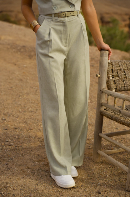 PANTALONI A RIGHE