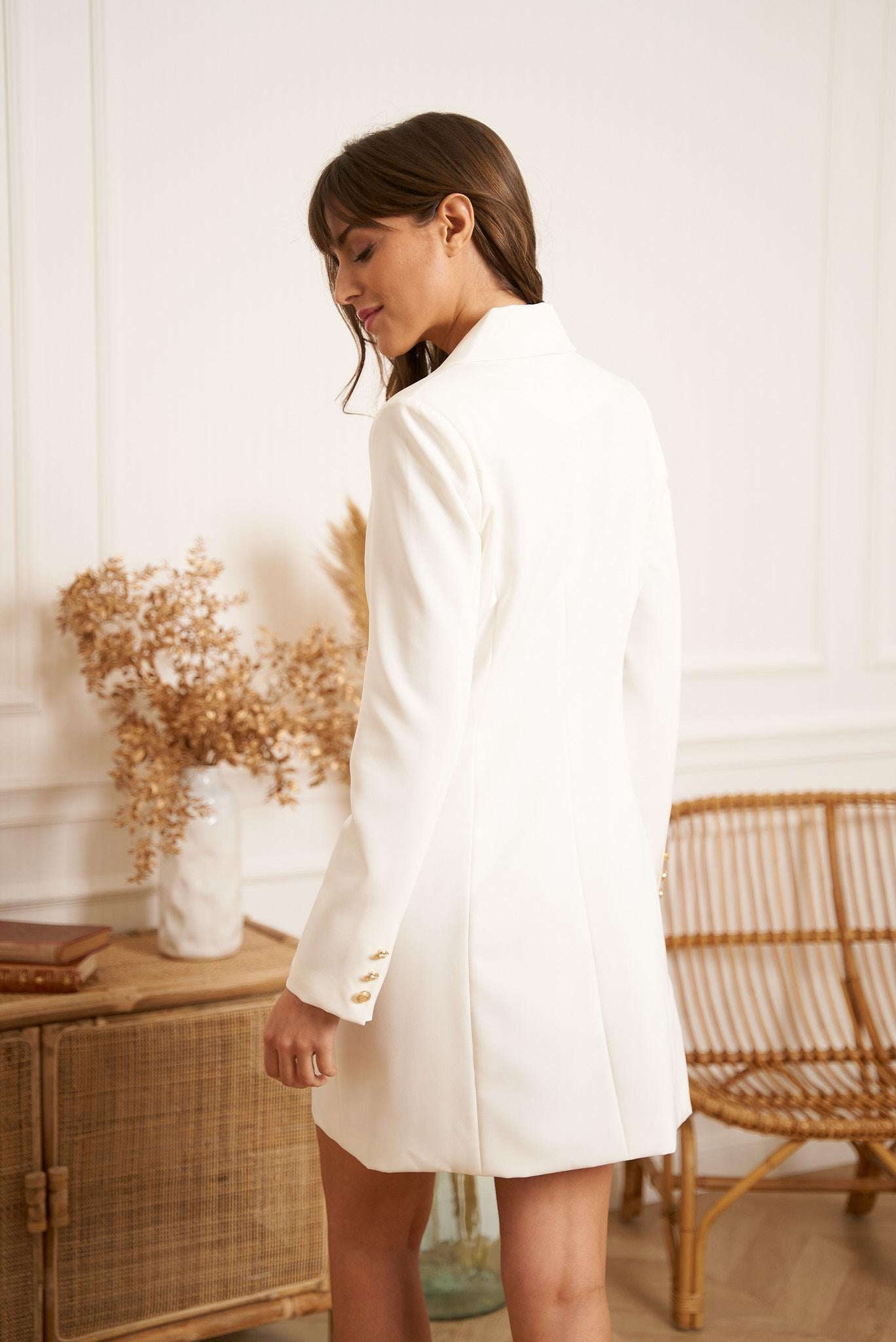 ABITO BLAZER BIANCO