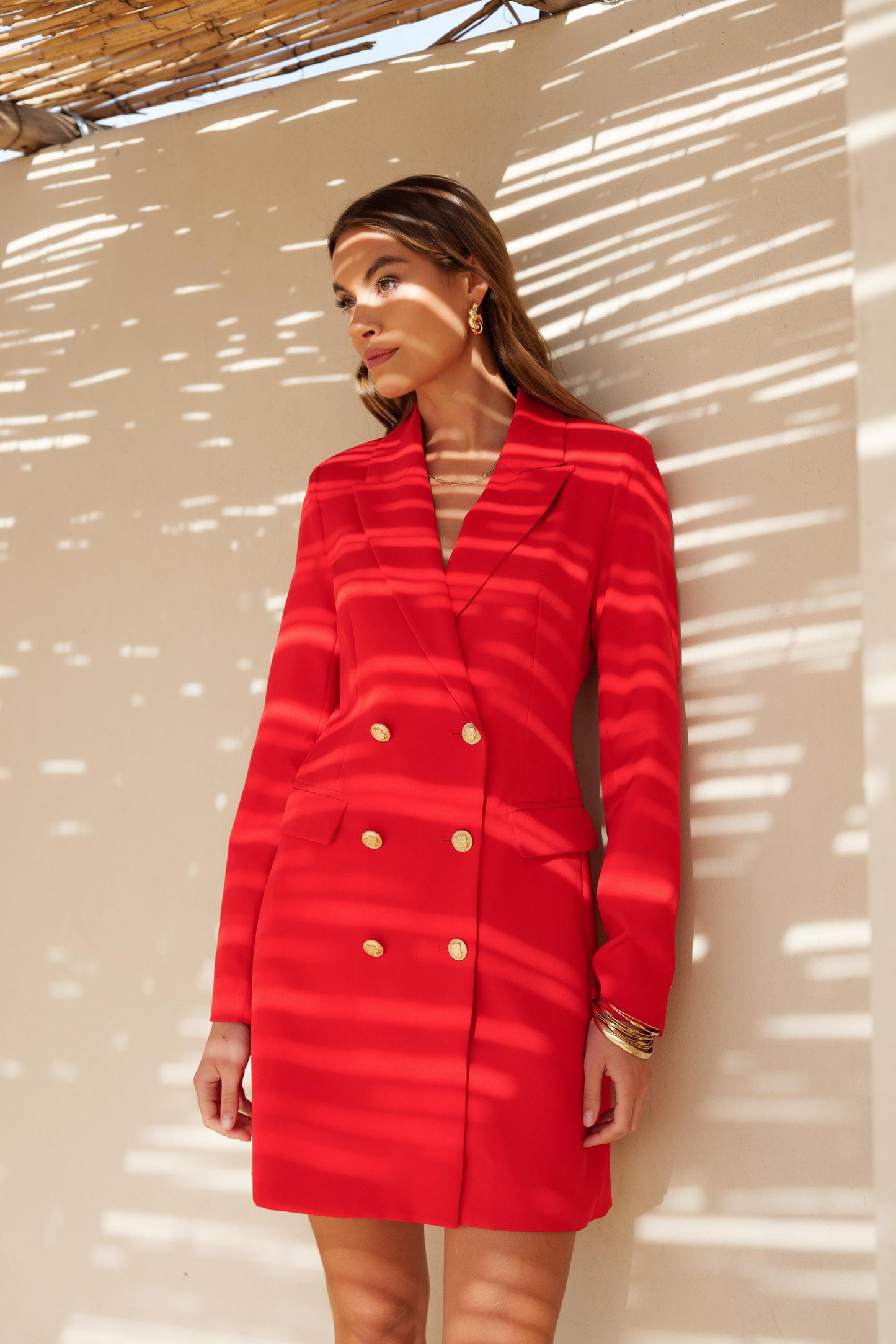 ABITO BLAZER ROSSO