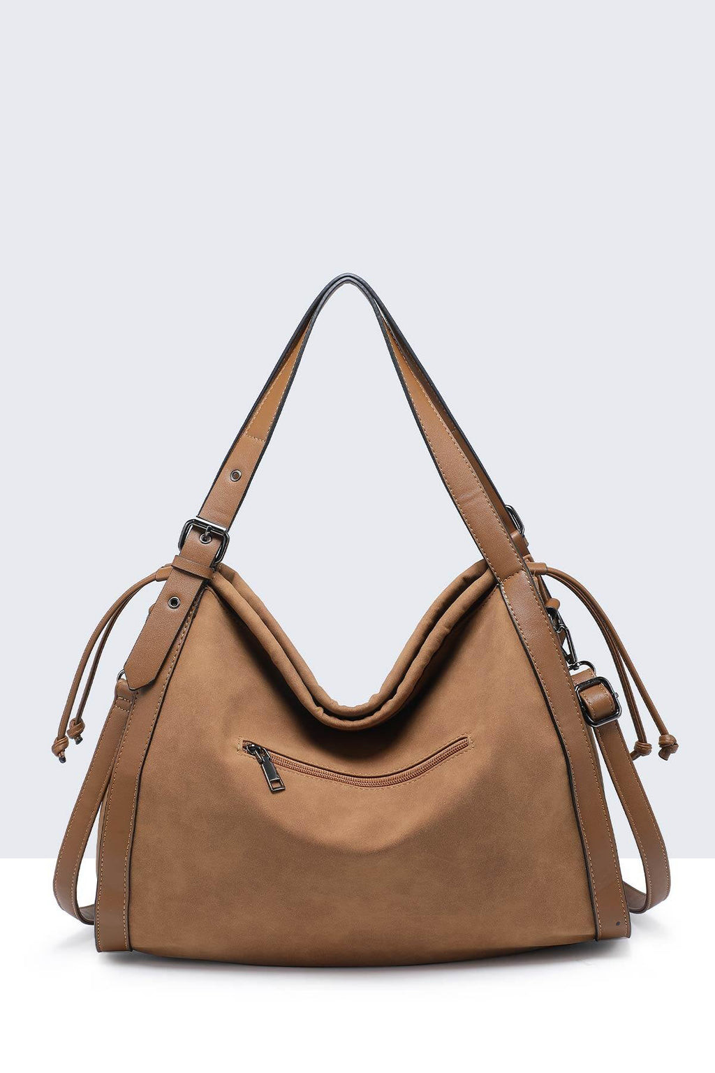BORSA HOBO EFFETTO CAMOSCIO