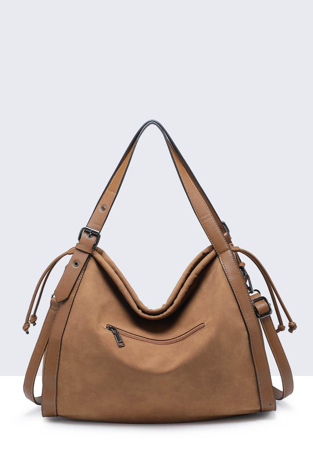 BORSA HOBO EFFETTO CAMOSCIO