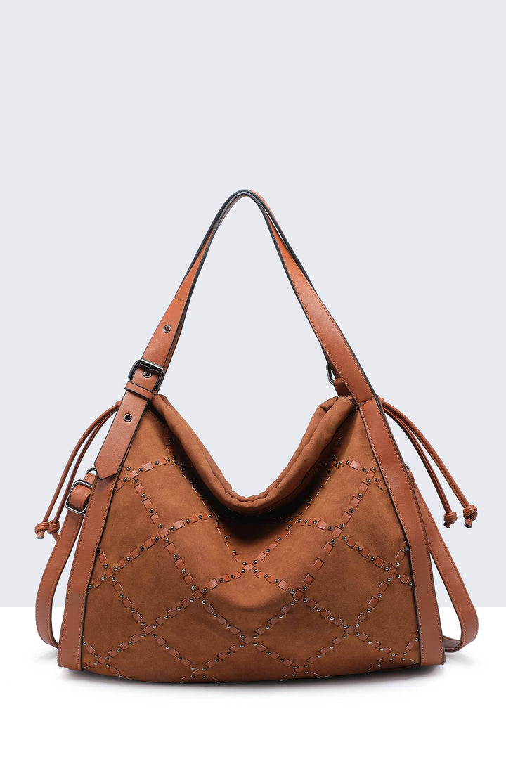 BORSA HOBO EFFETTO CAMOSCIO