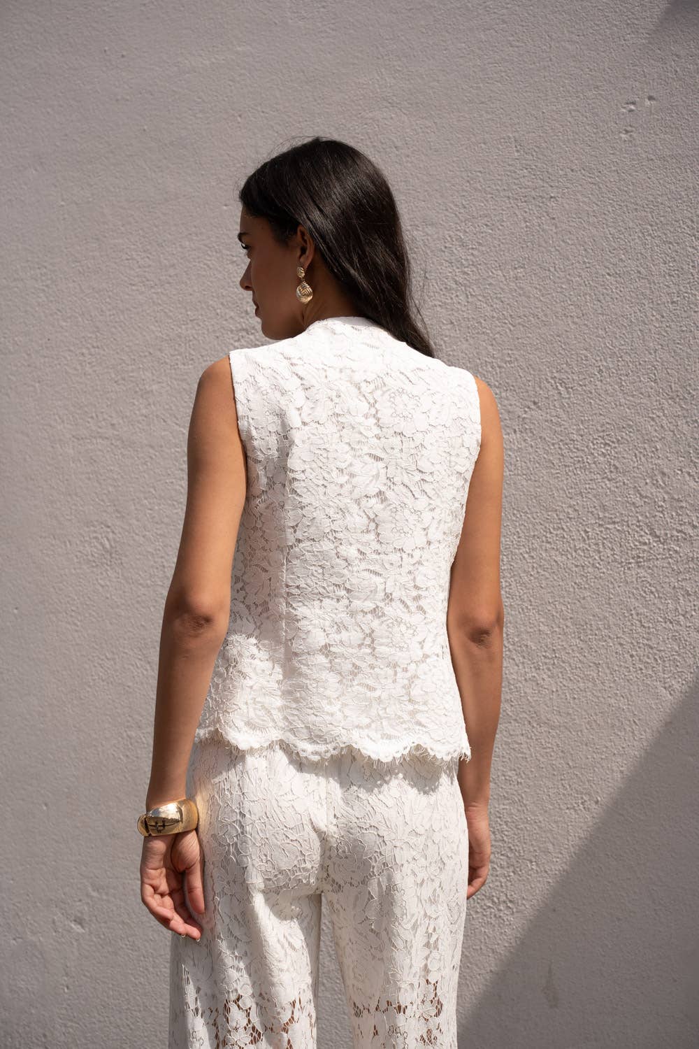 GILET SARTORIALE IN PIZZO
