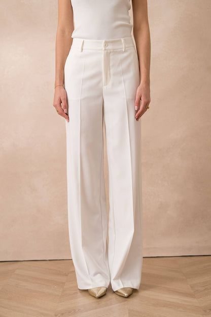 PANTALONI TAILLEUR A GAMBA LARGA