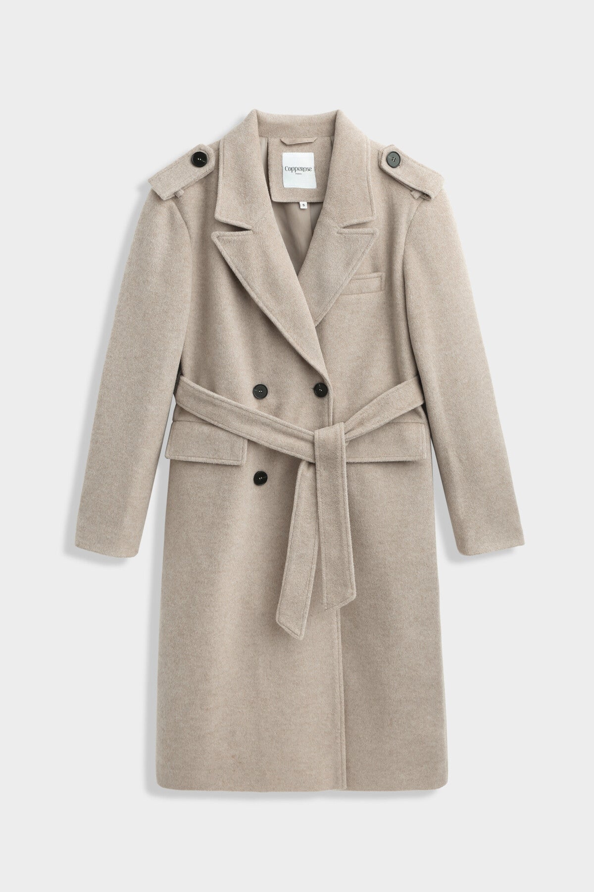 CAPPOTTO LUNGO BEIGE